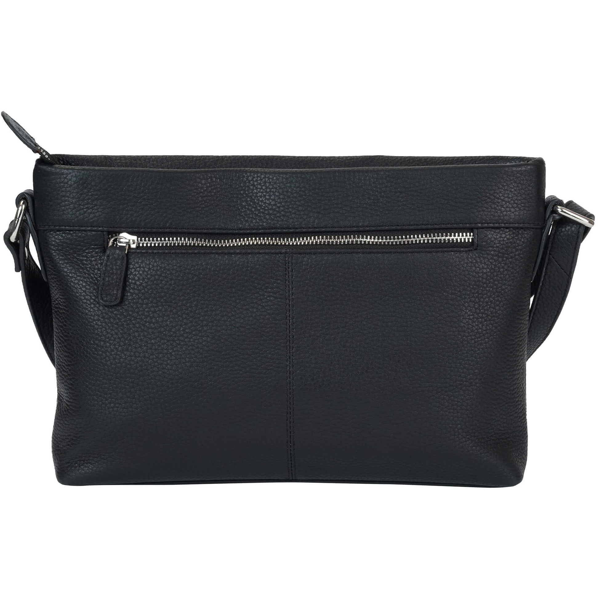 Mancini Cross-Body Bag Mancini Pebbled Loretta Crossbody Handbag with Organizer