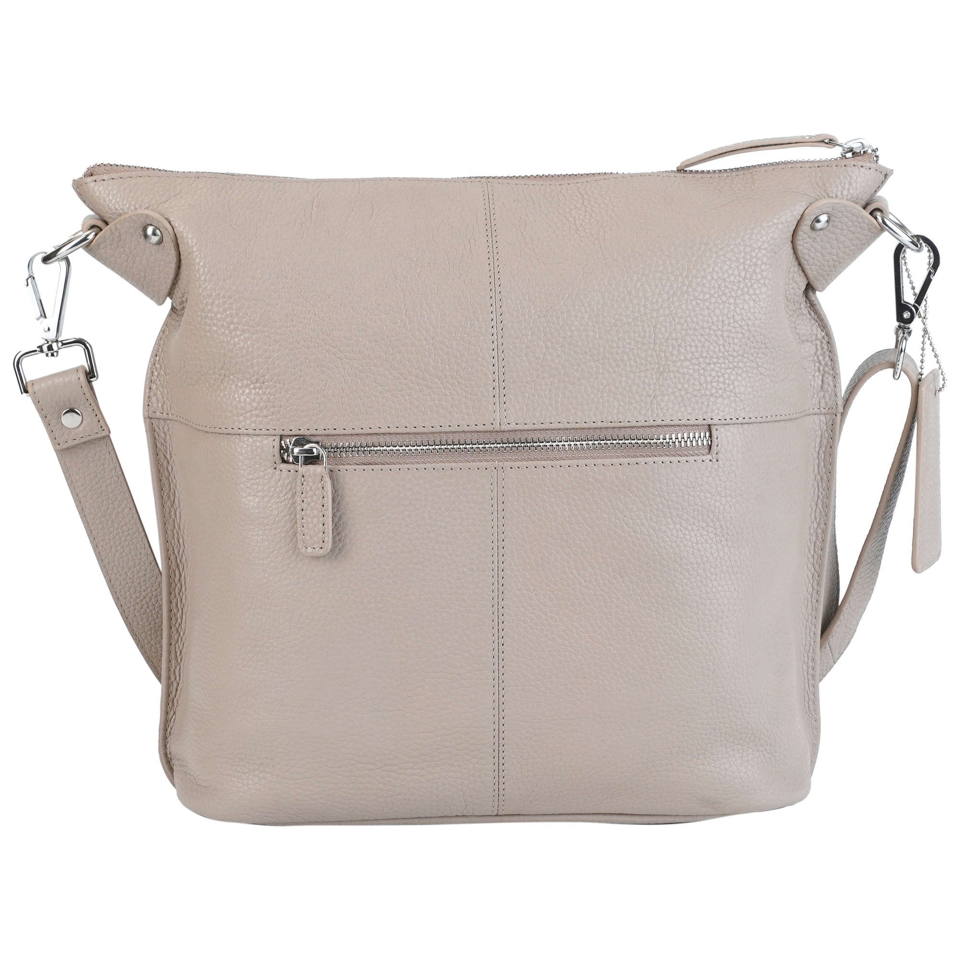 Mancini Cross-Body Bag Mancini Pebbled Susan Crossbody Hobo