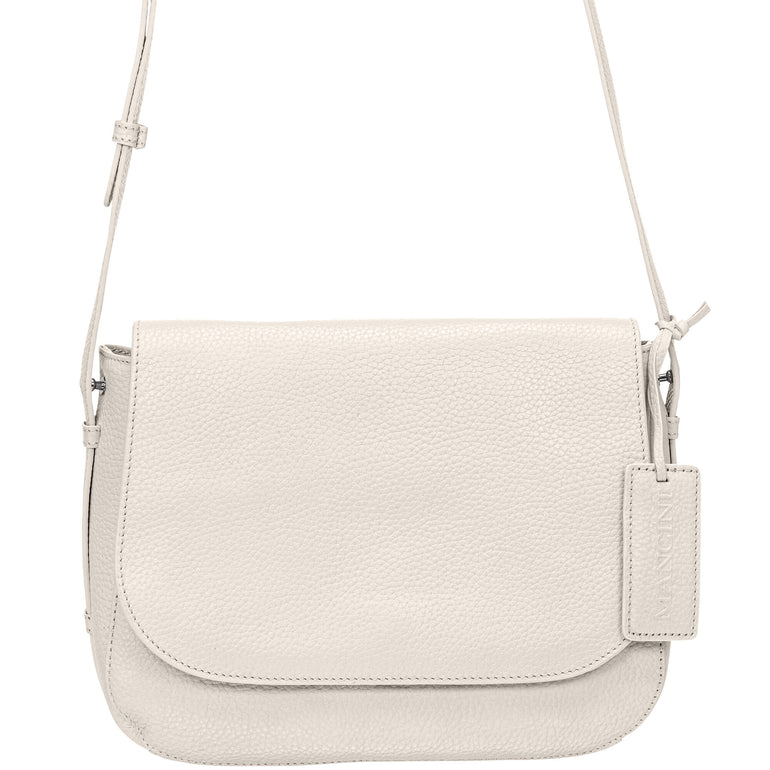 Mancini Handbags Mancini Pebbled Amy Leather Crossbody bag