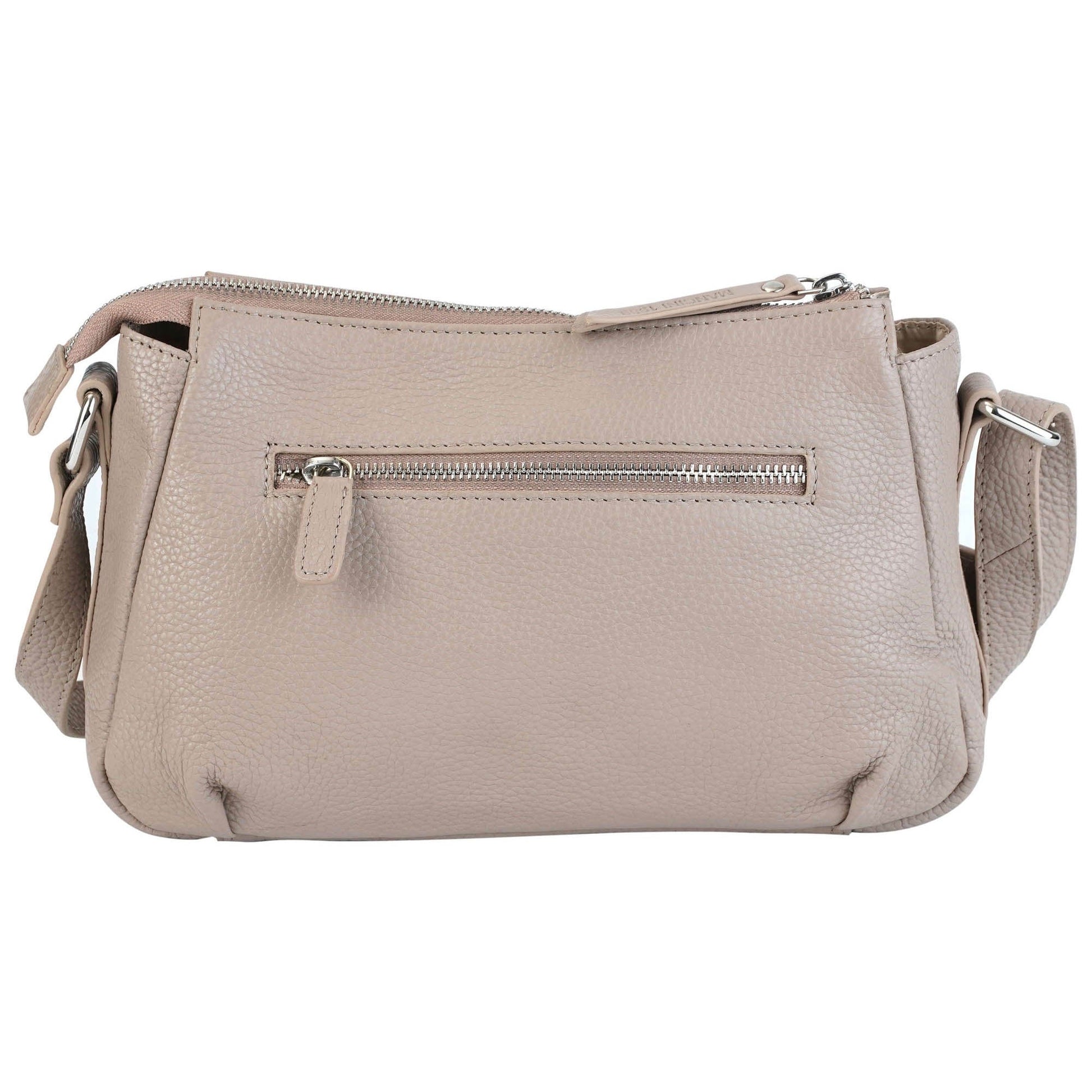 Mancini Handbags Mancini Pebbled Charlize Leather Crossbody Bag