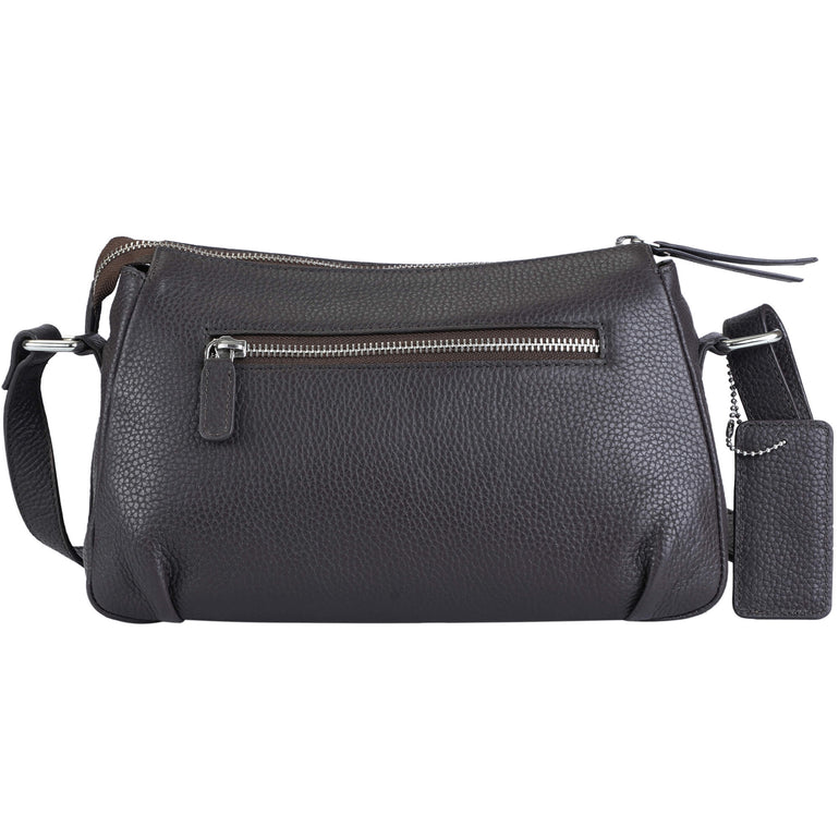 Mancini Handbags Mancini Pebbled Charlize Leather Crossbody Bag