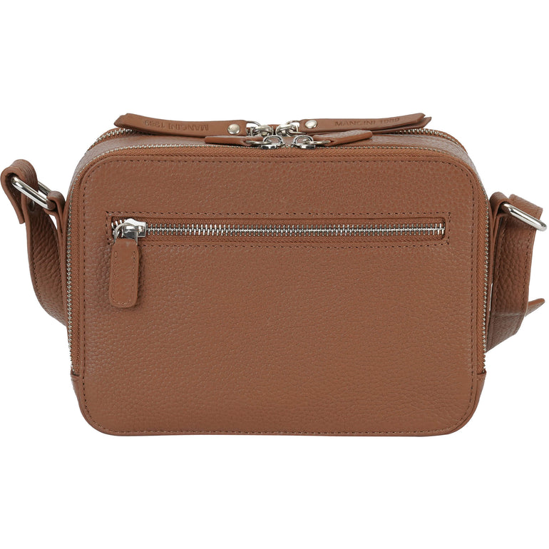 Mancini Handbags Mancini Pebbled Rachel Camera Style Leather Crossbody Bag