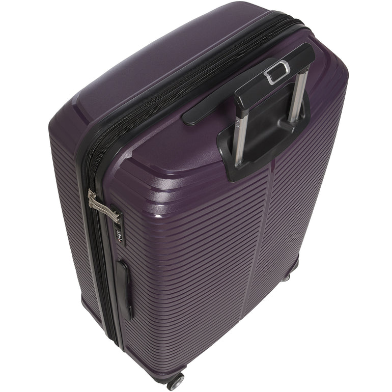Mancini Luggage Mancini St. Lucia Collection Polypropylene Spinner Luggage 2-Piece Set (Carry-On & Large)