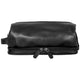 Mancini Travel Accessories Black Mancini Classic Toiletry Kit with Zippered Organizer