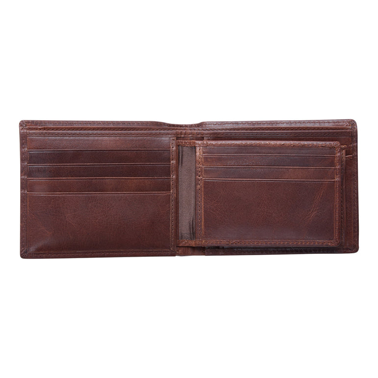 Mancini Wallets Mancini BOULDER Men's RFID Secure Wallet with Removable Passcase and Coin Pocket