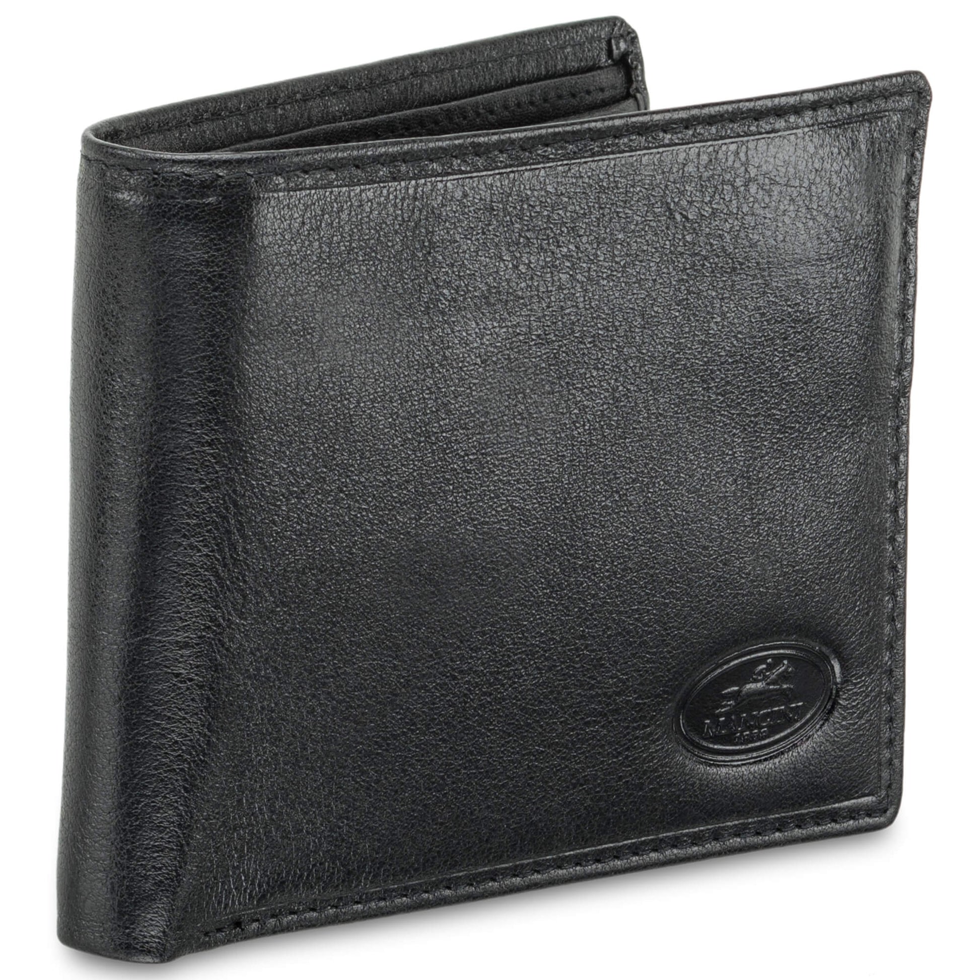 Mancini Wallets Mancini EQUESTRIAN-2 Men’s RFID Secure Center Wing Wallet with Coin Pocket