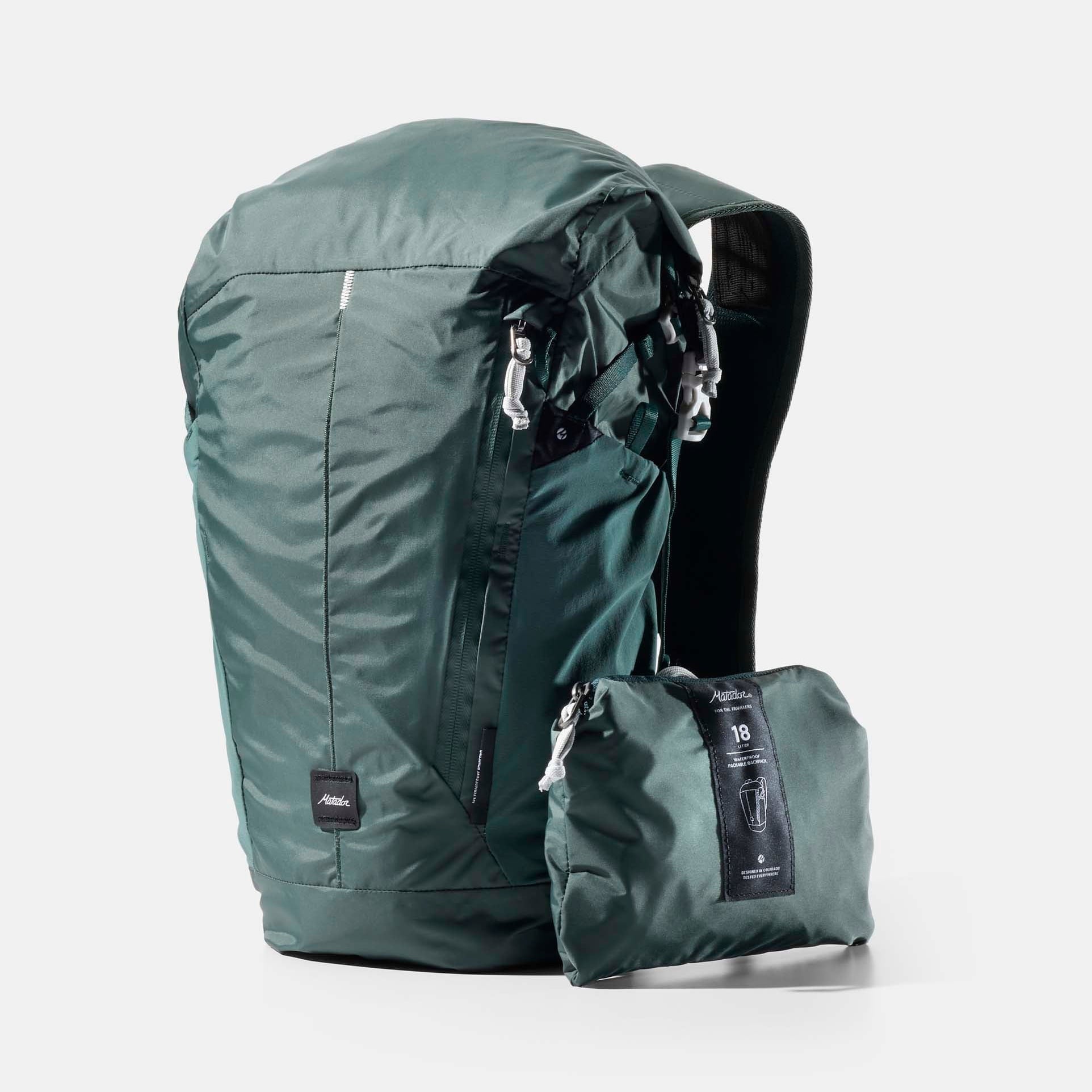 Matador Backpacks Matador 18L Waterproof Packable Backpack - Packed