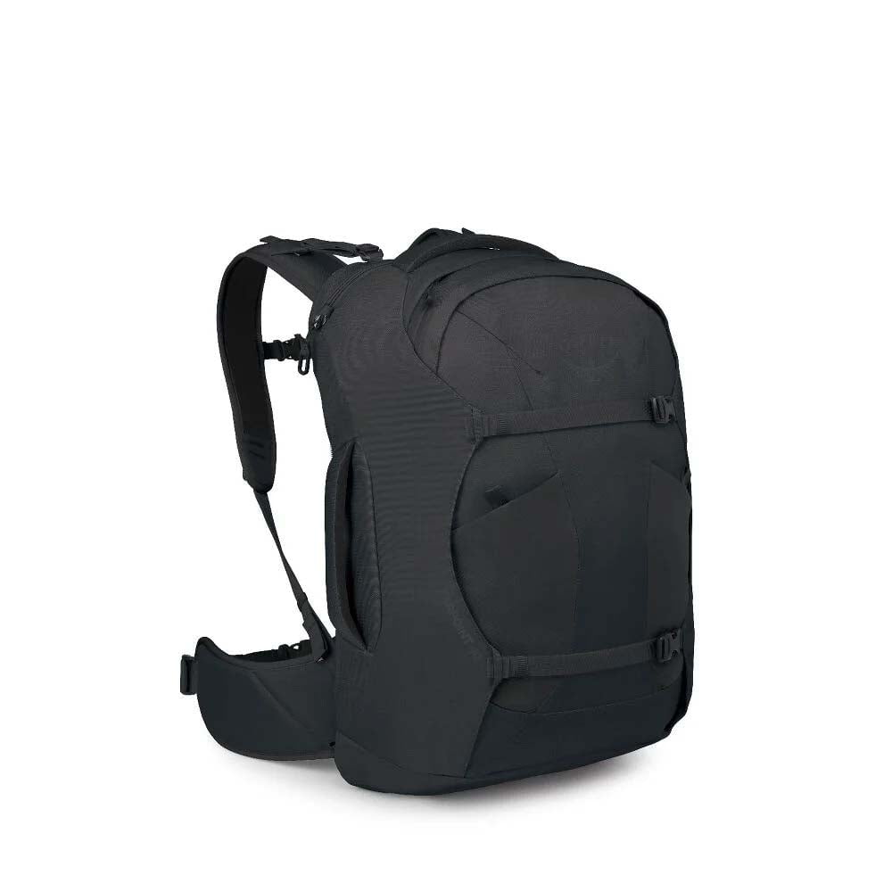 Osprey Backpacks Black Osprey Farpoint 40 Extended Fit Travel Pack