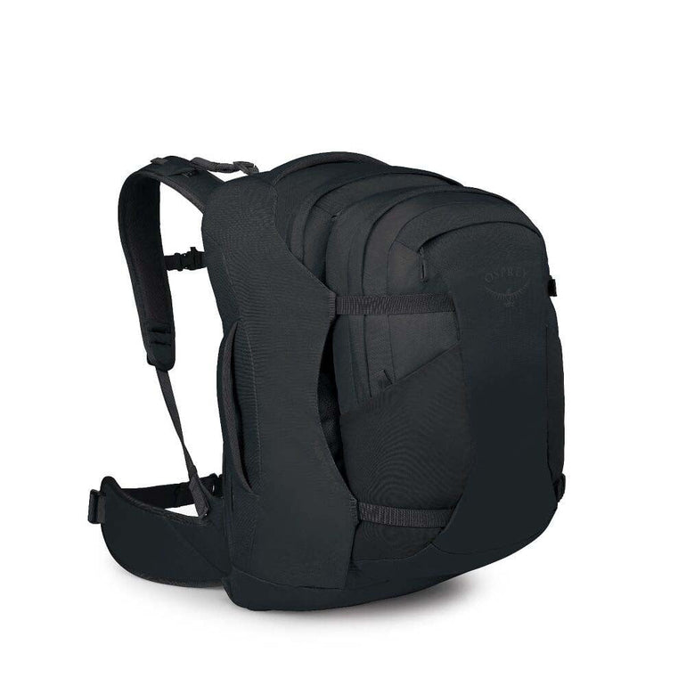 Osprey Backpacks Black Osprey Farpoint 55 Extended Fit Travel Pack