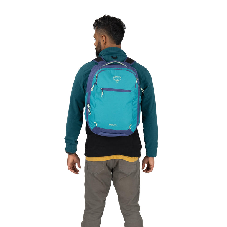 Osprey Backpacks Blue Spikemoss/Alkaline Osprey Daylite Expandable Travel Pack 26+6 - Blue Spikemoss/Alkaline