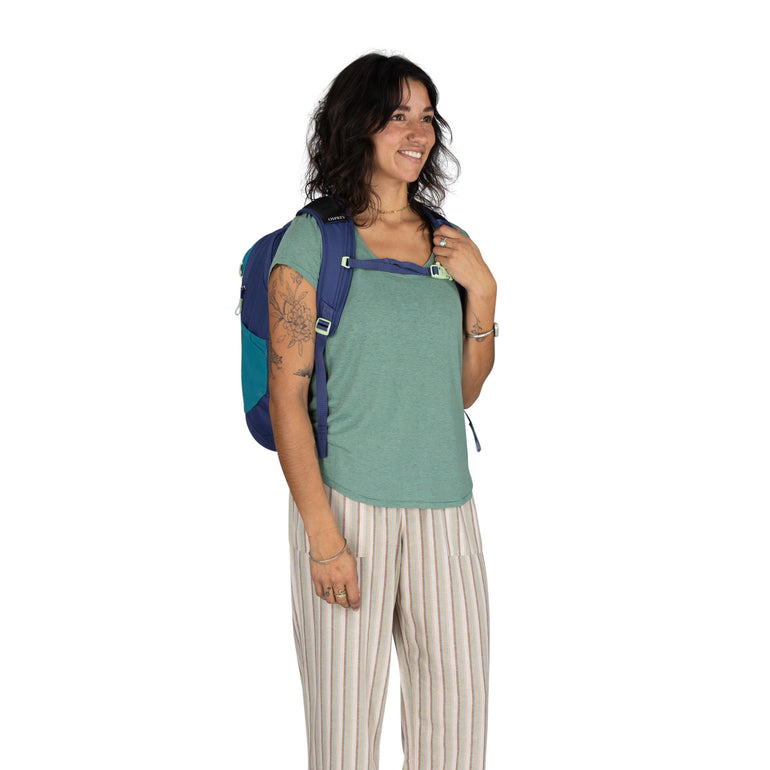 Osprey Backpacks Blue Spikemoss/Alkaline Osprey Daylite Expandable Travel Pack 26+6 - Blue Spikemoss/Alkaline