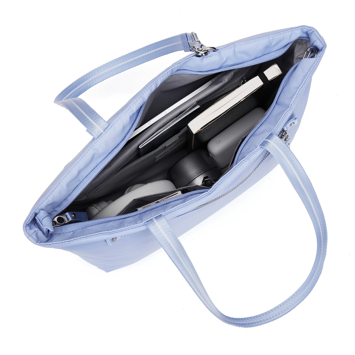 Pacsafe Tote Bag Serenity Blue Pacsafe W Anti-Theft Carryall Tote - Serenity Blue