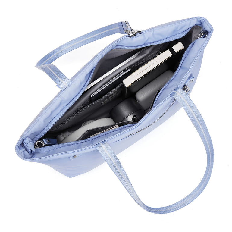 Pacsafe Tote Bag Serenity Blue Pacsafe W Anti-Theft Carryall Tote - Serenity Blue