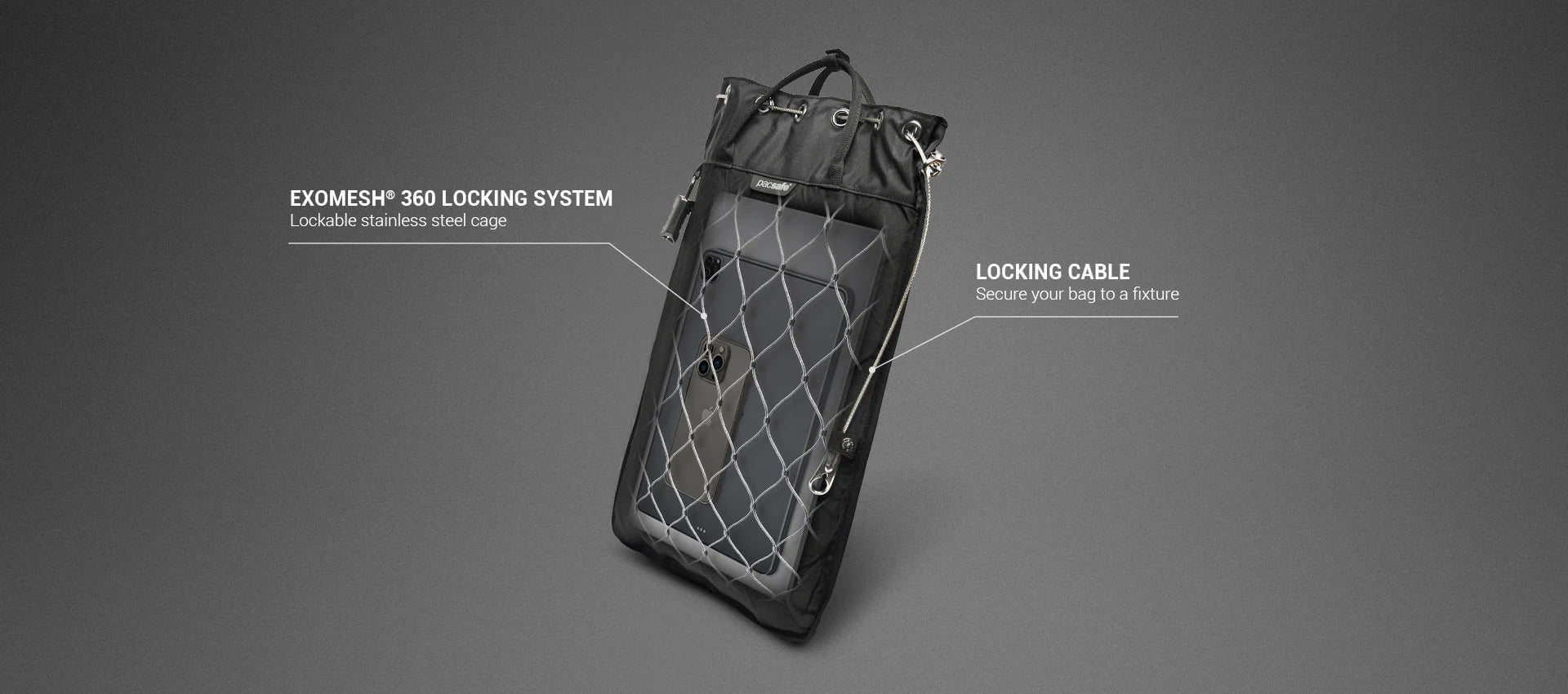 Pacsafe Travel Accessories Black Pacsafe Travelsafe® 12L GII Anti-Theft Portable Safe