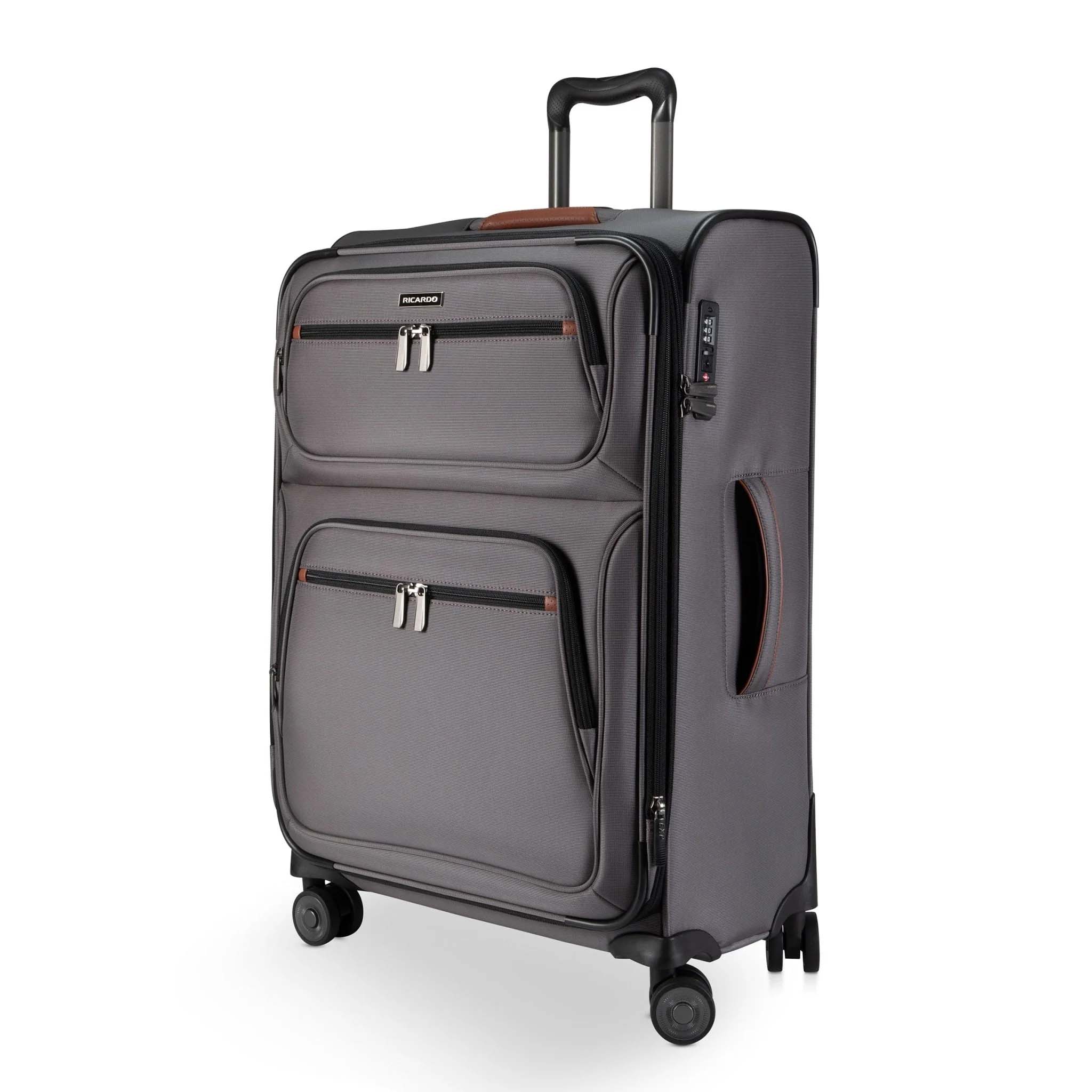 Ricardo Beverly Hills Luggage French Grey Ricardo Beverly Hills Montecito 3.0 Softside 25.75