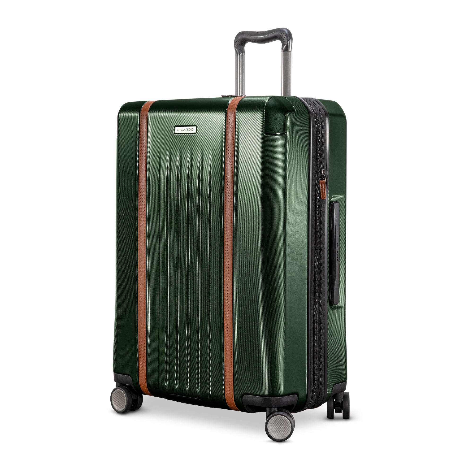 Ricardo Beverly Hills Luggage Hunter Green Ricardo Beverly Hills Montecito 2.0 Hardside Medium Check-In Expandable Spinner Luggage