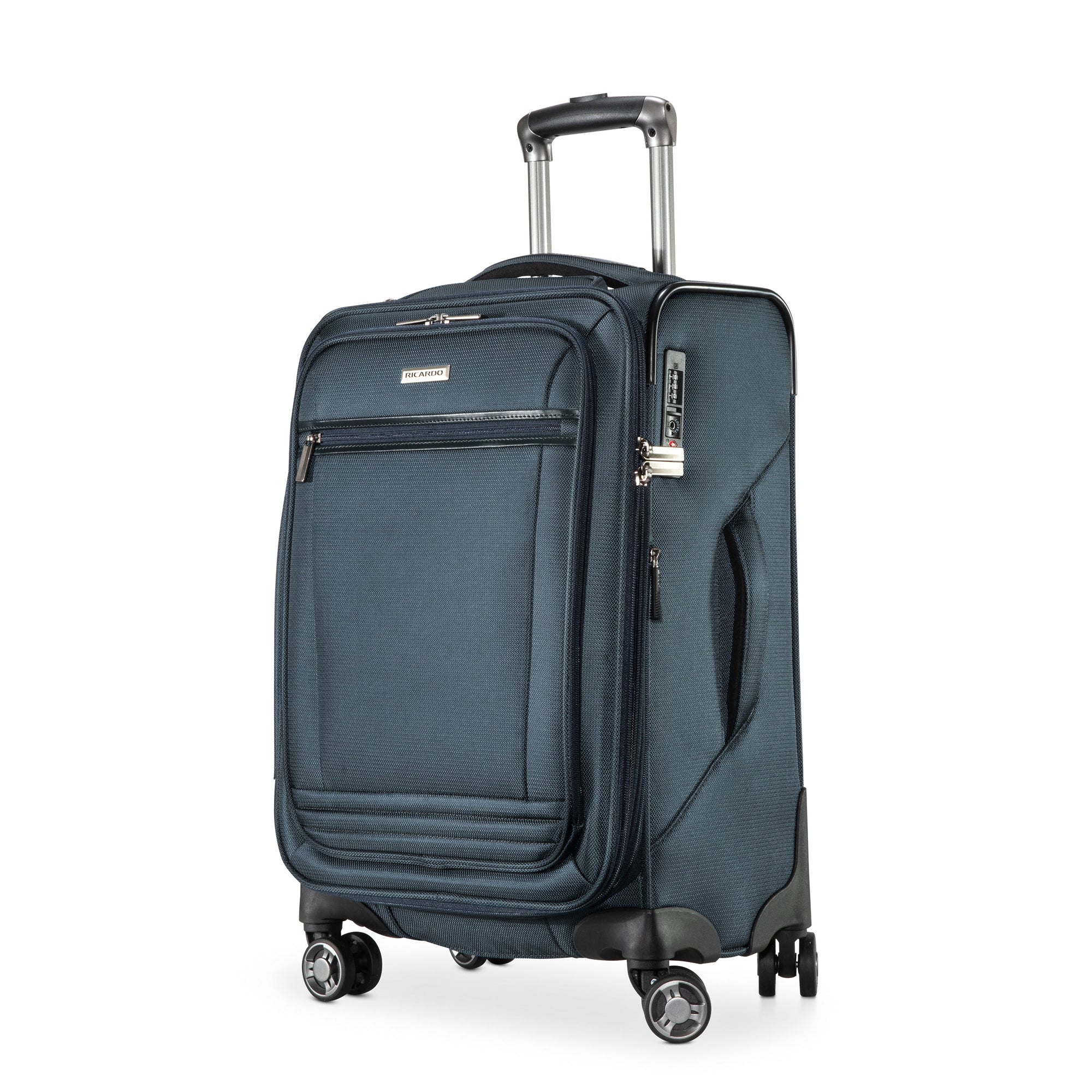Ricardo Beverly Hills Luggage Storm Blue Ricardo Beverly Hills Avalon Carry-On Spinner Luggage