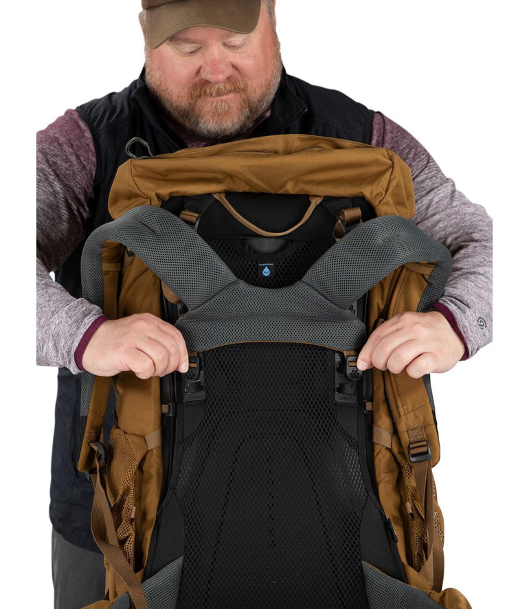 Osprey Rook 65L Coupe étendue