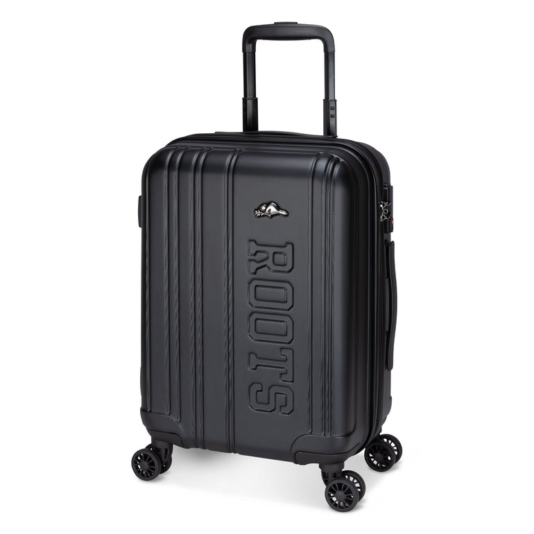Roots Luggage Black Roots Identity Spinner 20" Carry-On Luggage