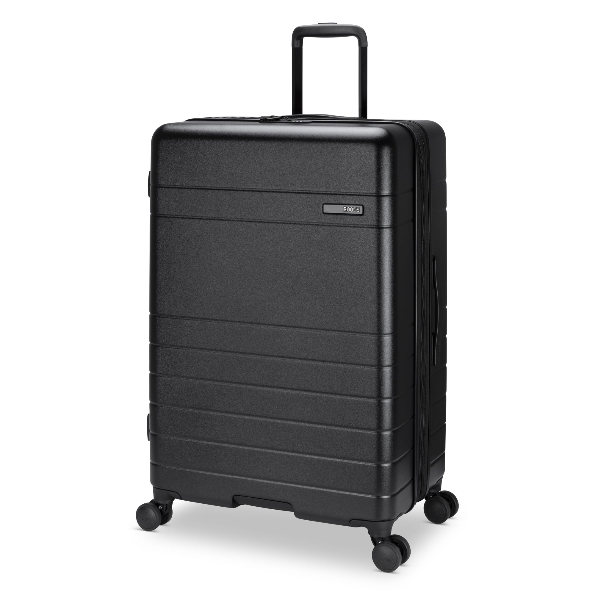 Roots Luggage Black Roots Travel Expandable Spinner 28