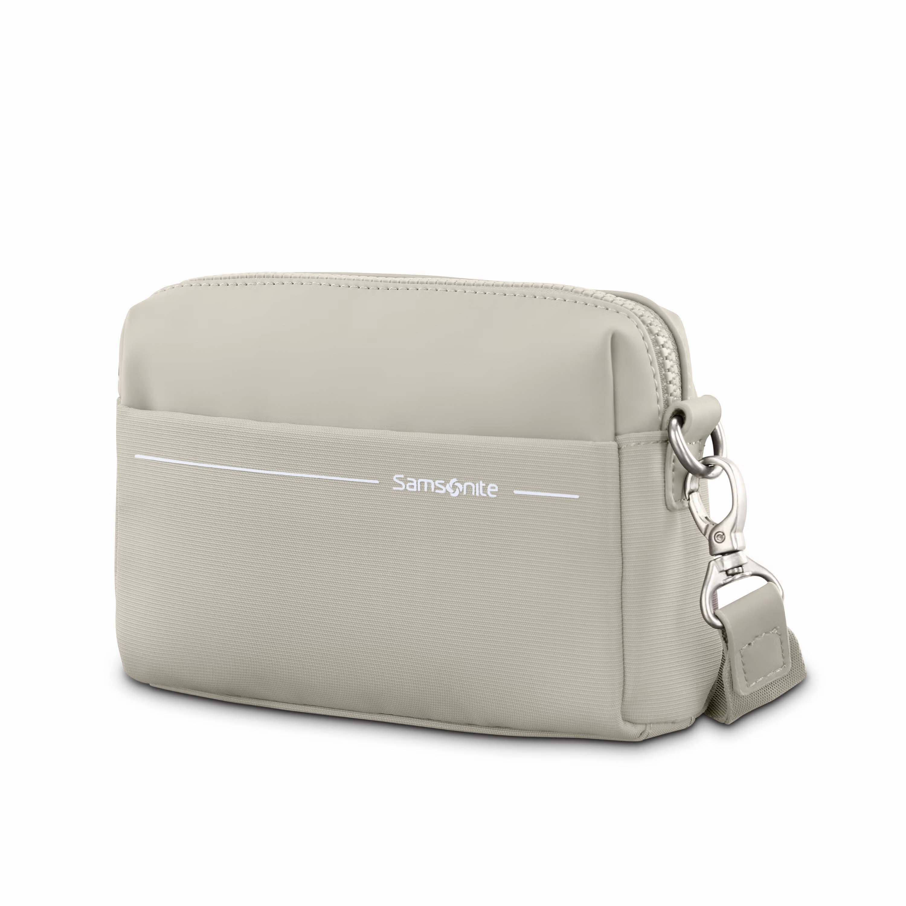 Samsonite Cross-Body Bag Limestone Grey Samsonite Companion Bags RFID Crossbody