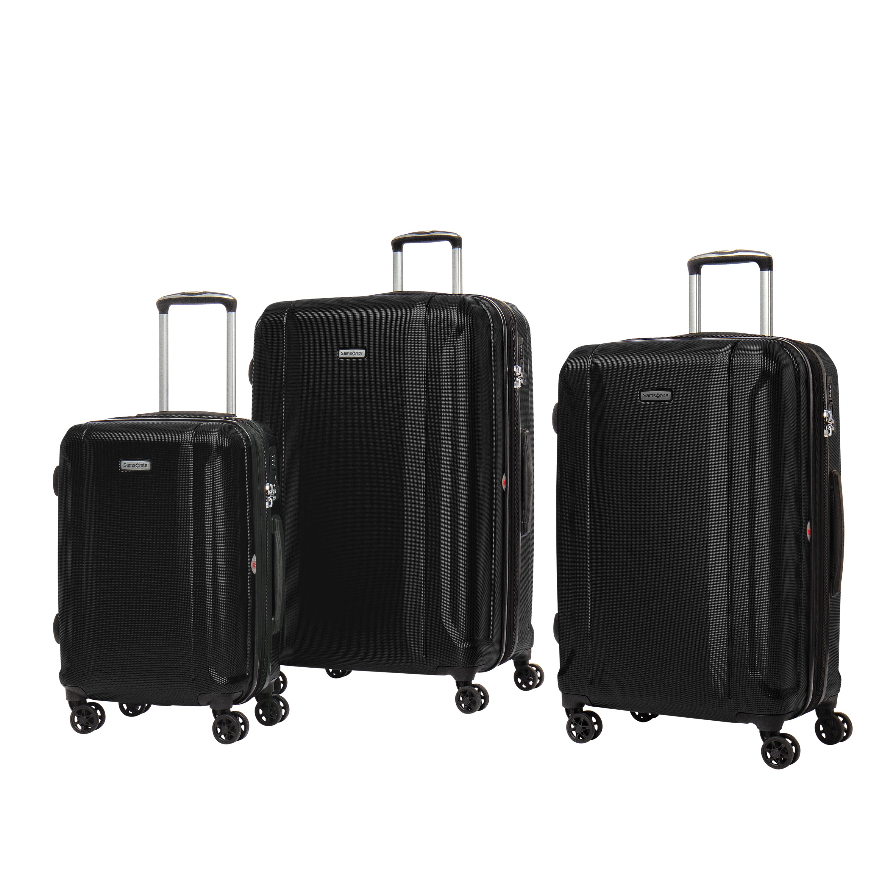 Samsonite Luggage Black Samsonite Omni 3.0 - 3 Piece Spinner Expandable Luggage Set