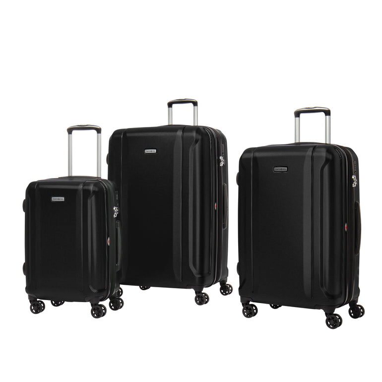 Samsonite Luggage Black Samsonite Omni 3.0 - 3 Piece Spinner Expandable Luggage Set