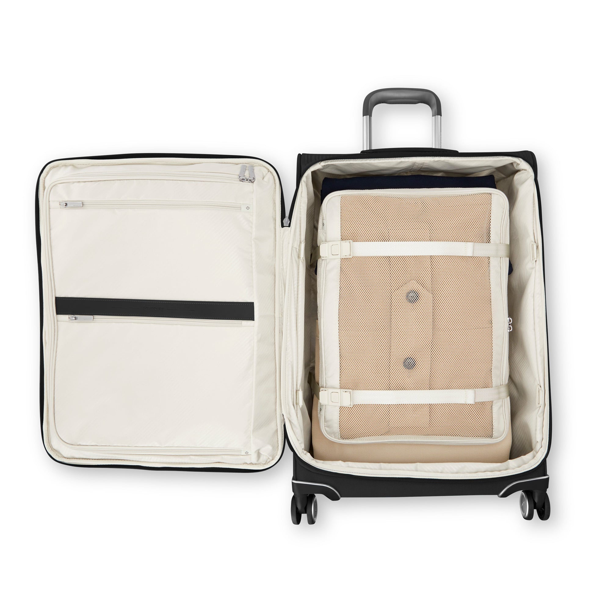 Samsonite Luggage Black Samsonite Silhouette 18 Softside Spinner Expandable Large Luggage