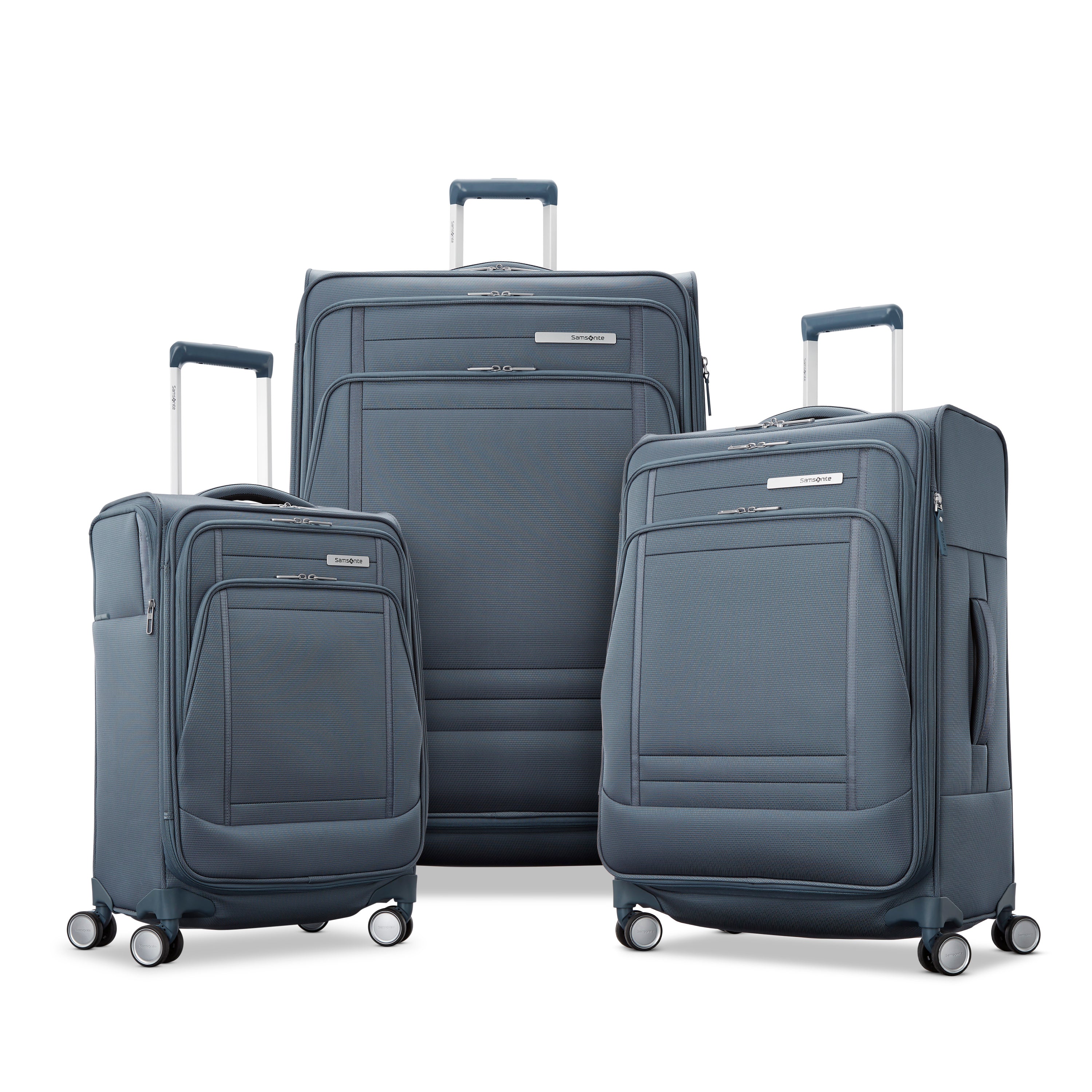 Samsonite Luggage Elemental Blue Samsonite Uplift Spinner 3-Piece Nested Luggage Set
