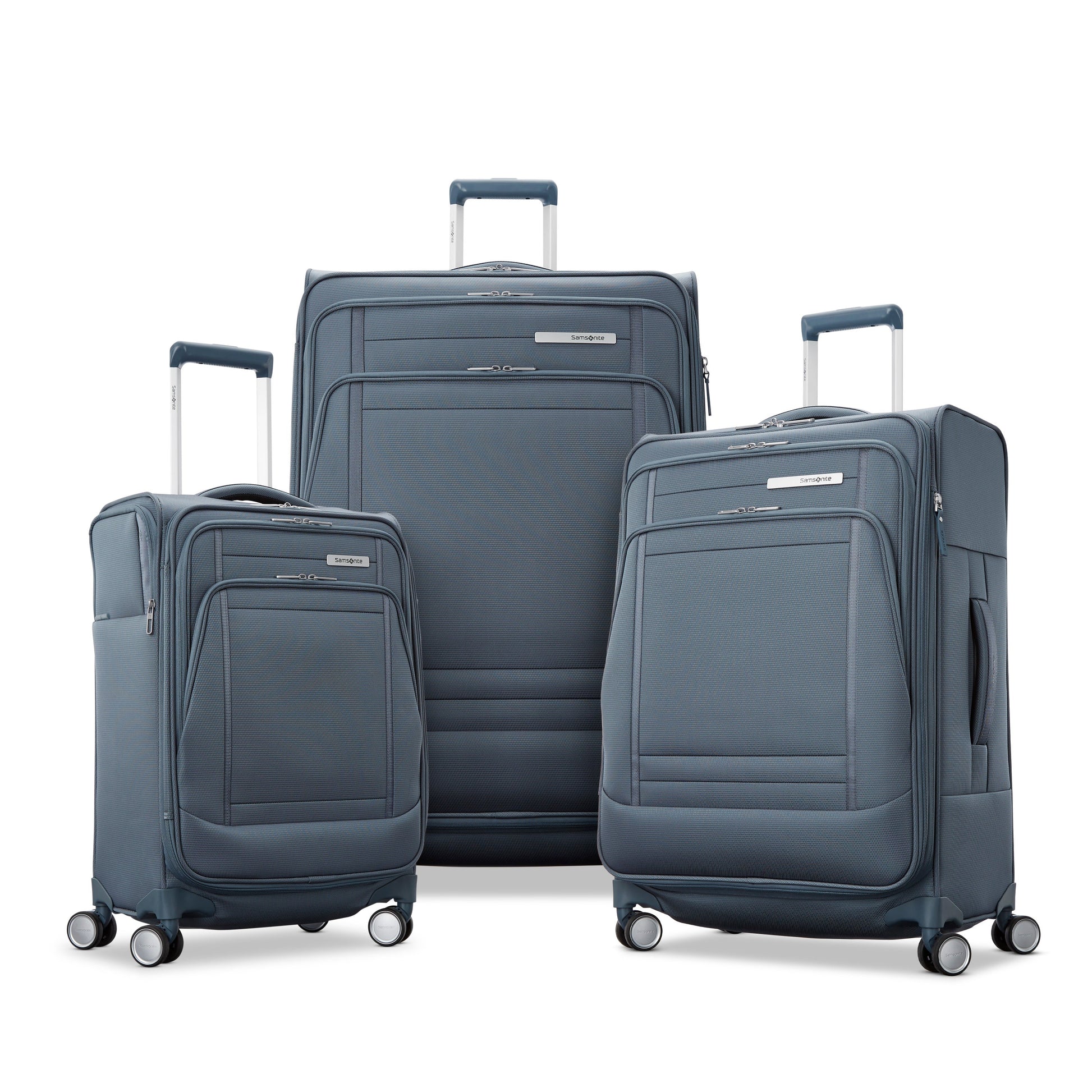 Samsonite Luggage Elemental Blue Samsonite Uplift Spinner 3-Piece Nested Luggage Set