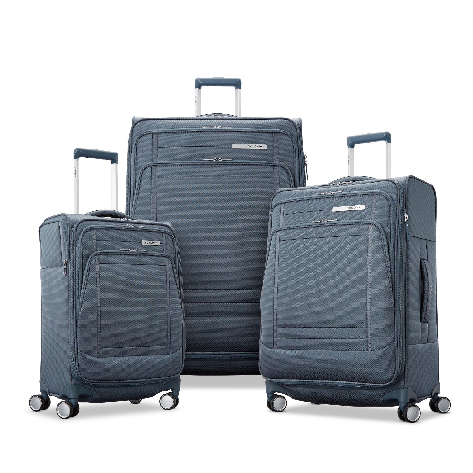 Samsonite Luggage Elemental Blue Samsonite Uplift Spinner 3-Piece Nested Luggage Set