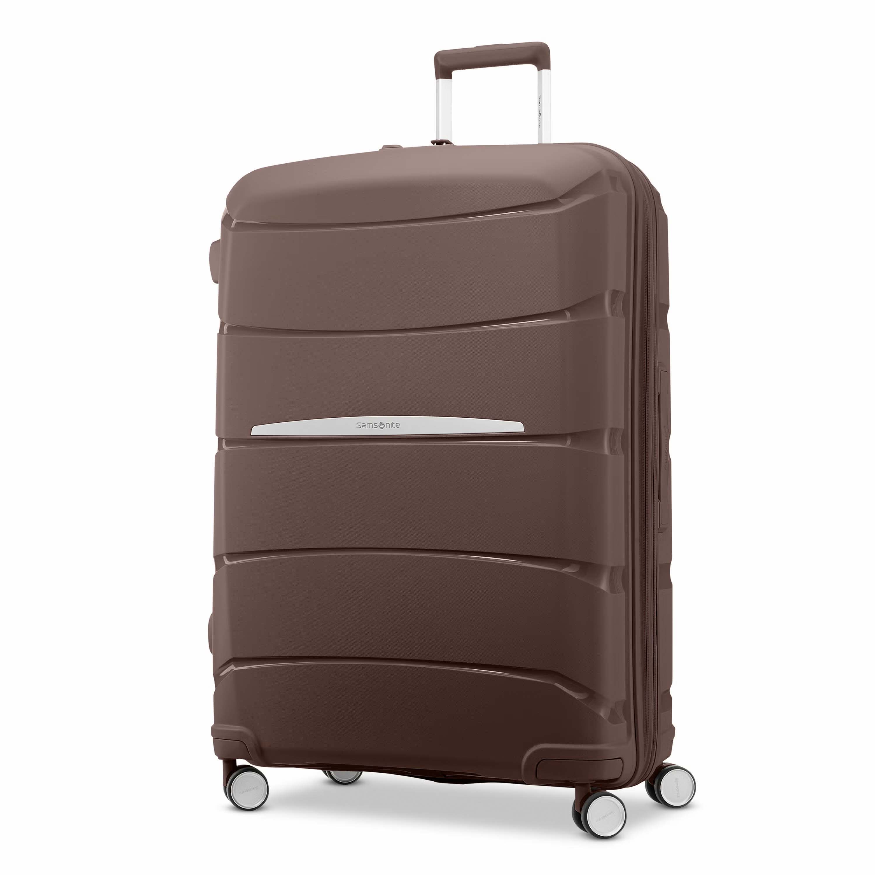 Samsonite Luggage Limited Edition: Chocolate Mauve Samsonite Outline Pro Large Expandable Spinner Luggage