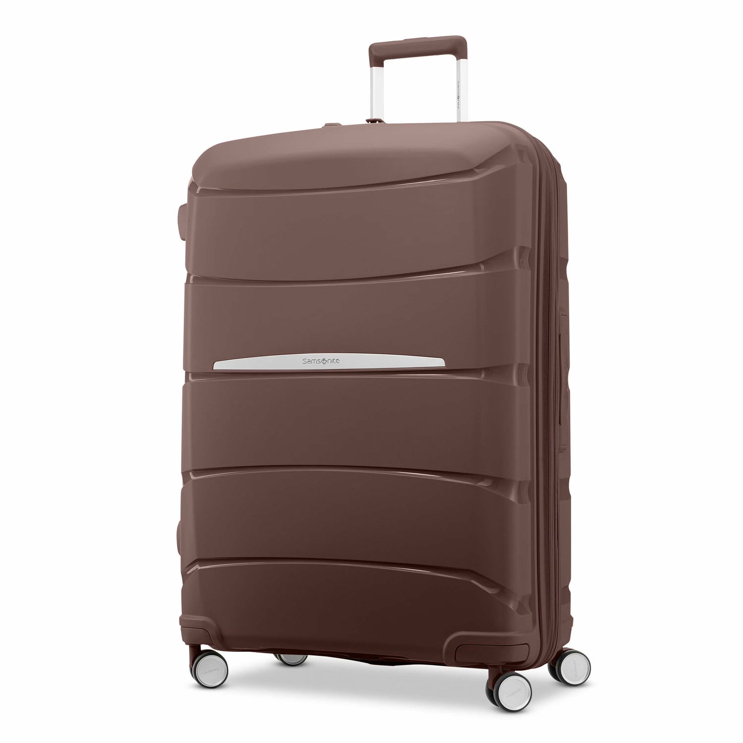 Samsonite Luggage Limited Edition: Chocolate Mauve Samsonite Outline Pro Large Expandable Spinner Luggage