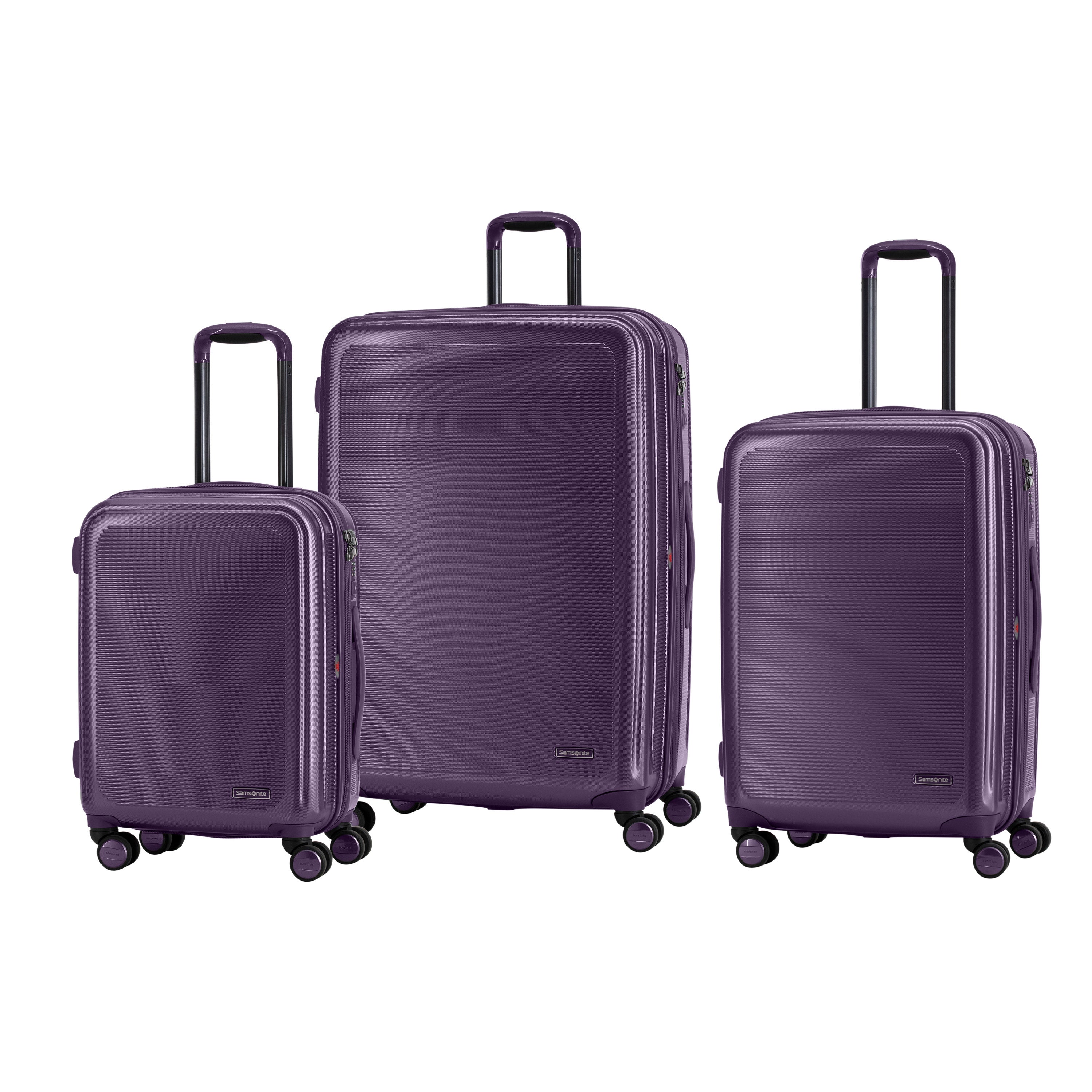 Samsonite Luggage Purple Samsonite Kenya 3-Piece Nested Spinner Luggage Set