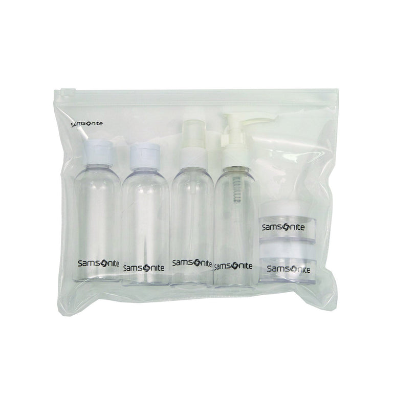 Samsonite Travel Accessories Clear Samsonite 6 Piece Travel Bottle Set