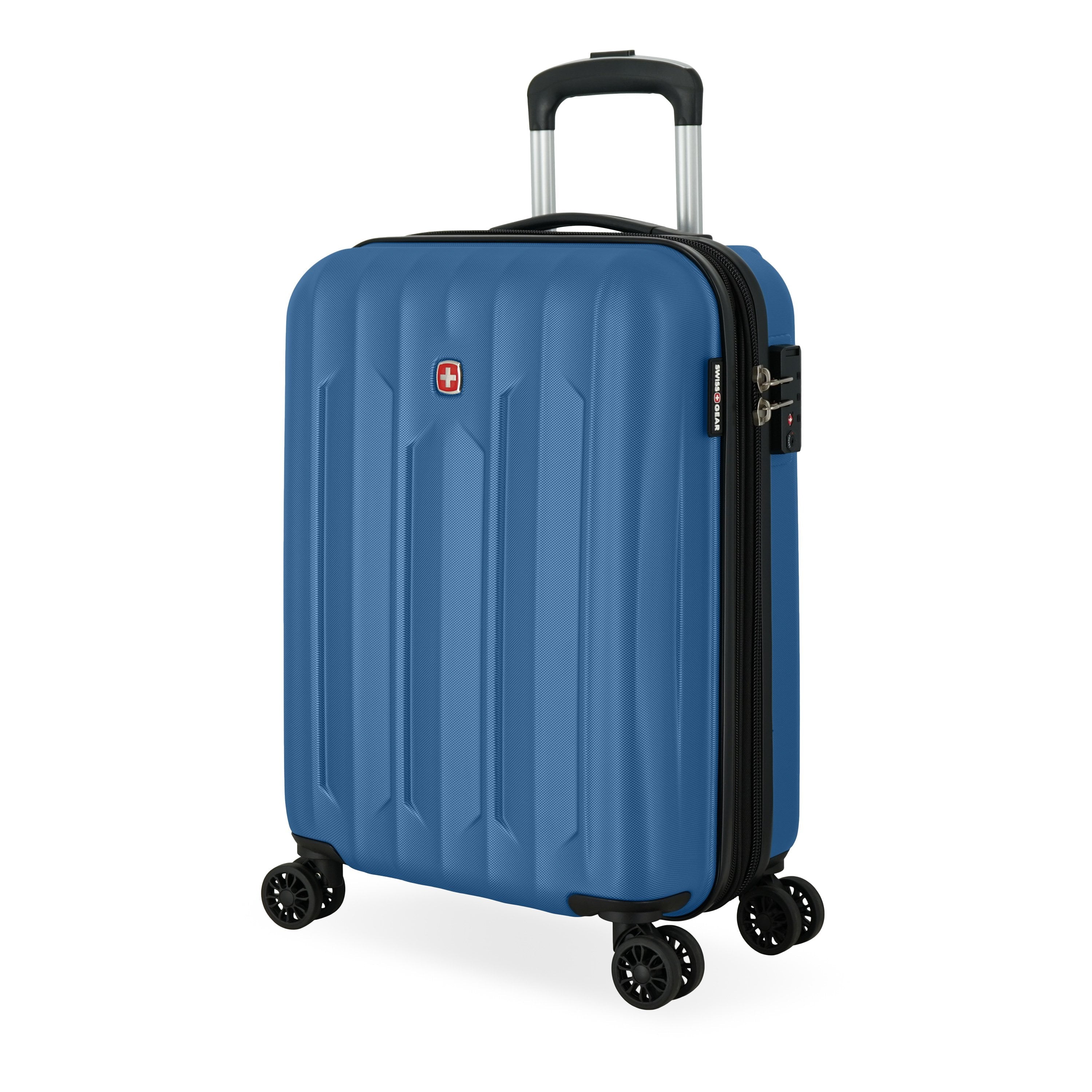 Swiss Gear Luggage Blue Swiss Gear Chrome Reserve Expandable Carry-On Spinner Luggage