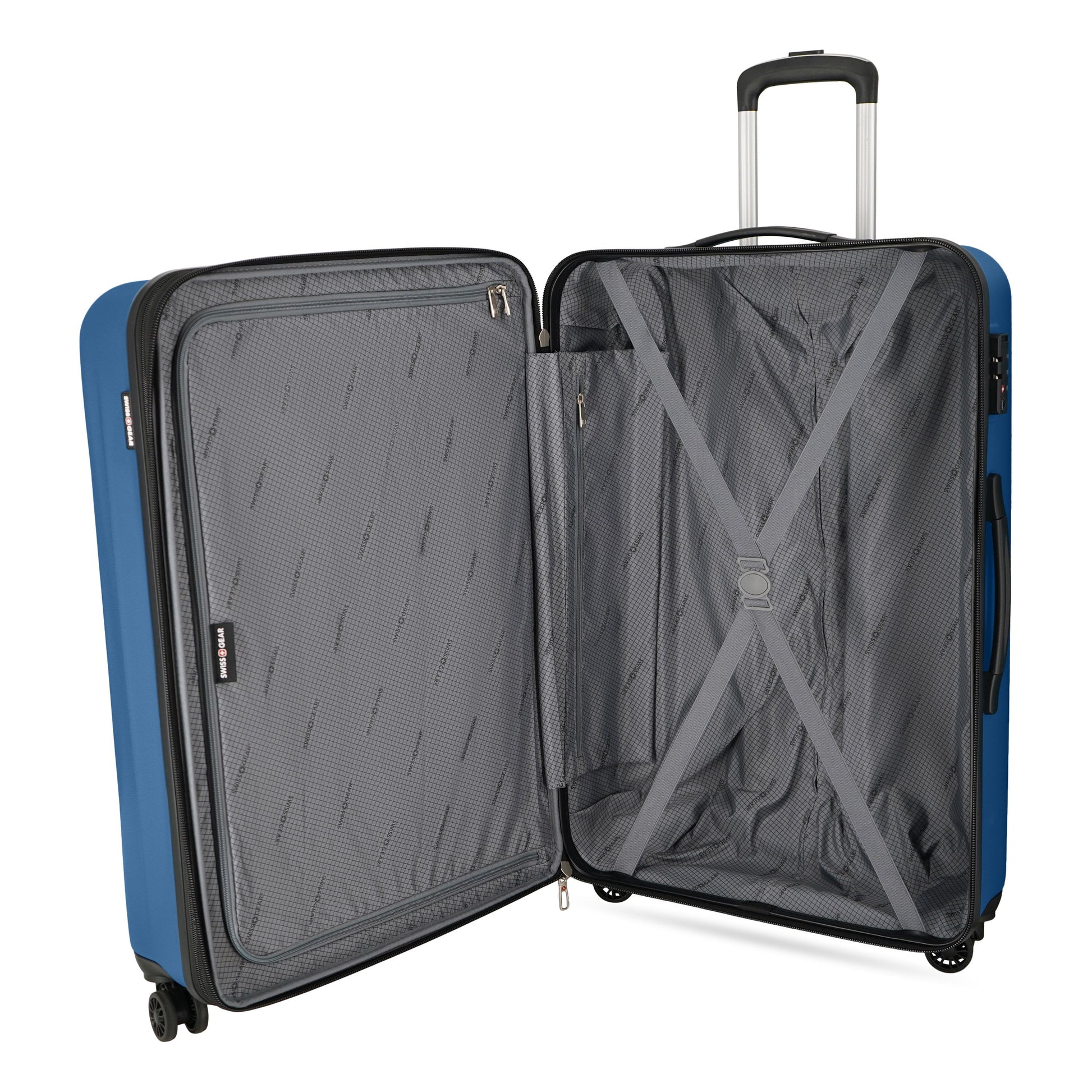 Swiss Gear Luggage Swiss Gear Chrome Reserve Expandable Large Checked Spinner Luggage