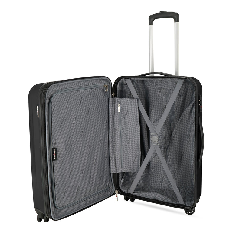 Swiss Gear Luggage Swiss Gear Chrome Reserve Expandable Medium Checked Spinner Luggage