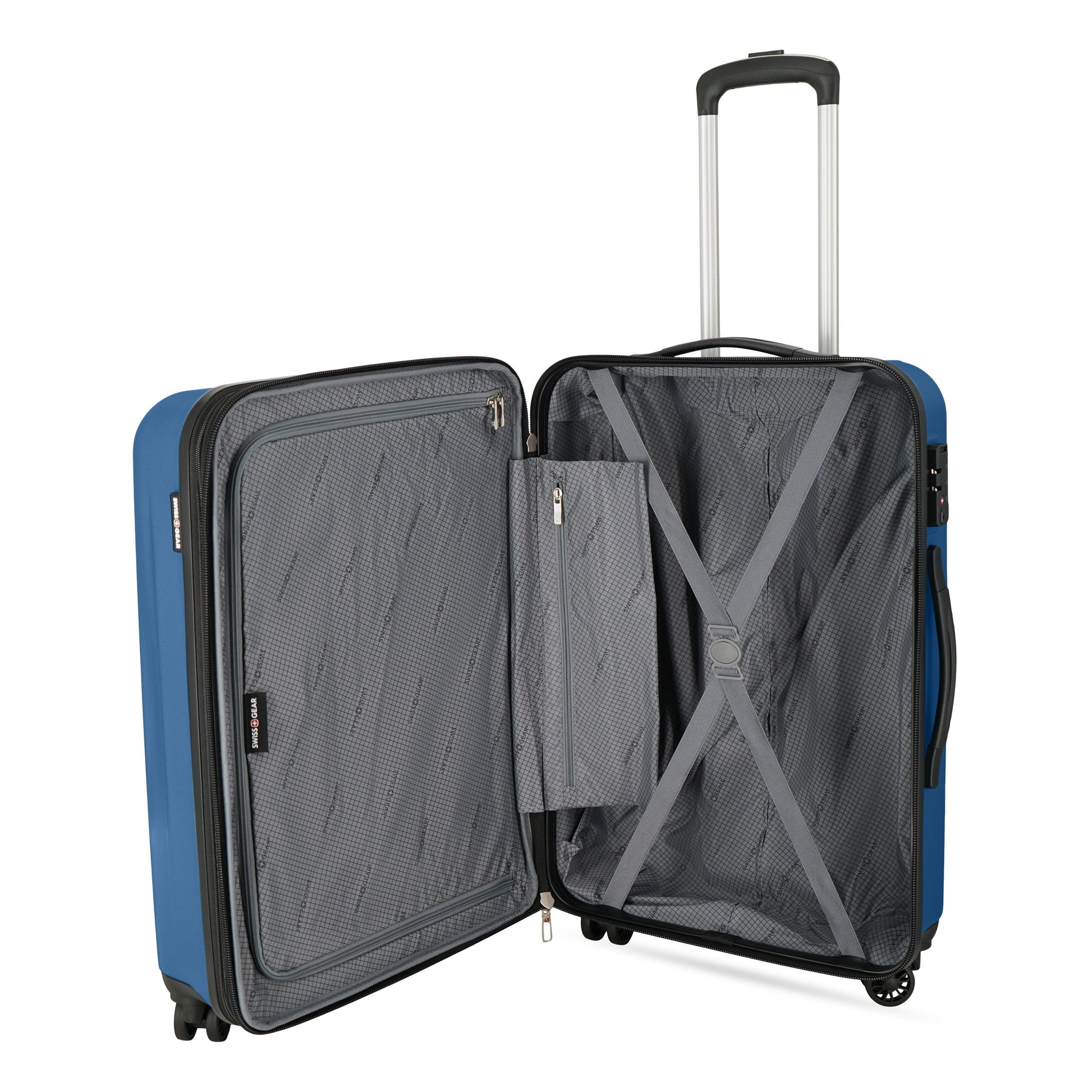 Swiss Gear Luggage Swiss Gear Chrome Reserve Expandable Medium Checked Spinner Luggage