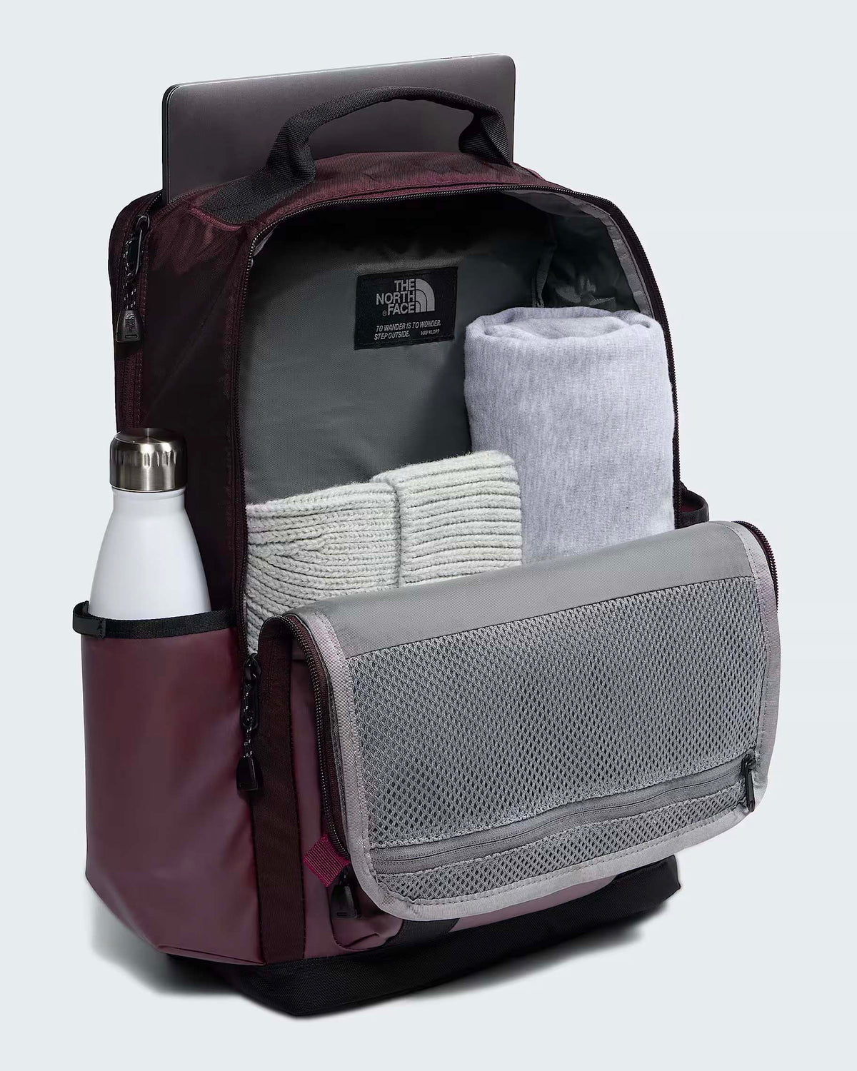 The North Face Backpacks Deep Burgundy/TNF Black/Burgundy Crush The North Face Base Camp Daypack - Deep Burgundy/TNF Black/Burgundy Crush