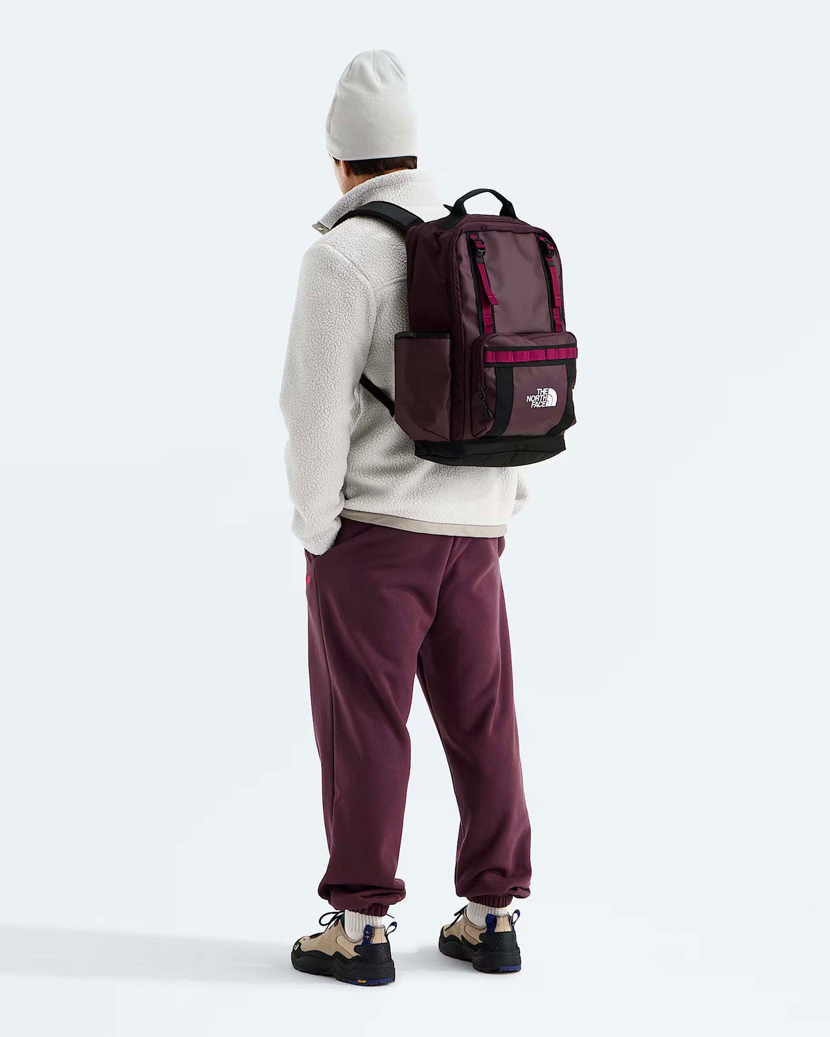 The North Face Backpacks Deep Burgundy/TNF Black/Burgundy Crush The North Face Base Camp Daypack - Deep Burgundy/TNF Black/Burgundy Crush