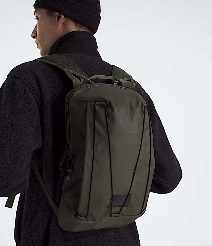 The North Face Backpacks New Taupe Green/TNF Black The North Face Base Camp Voyager Pro Lightweight Pack - New Taupe Green/TNF Black