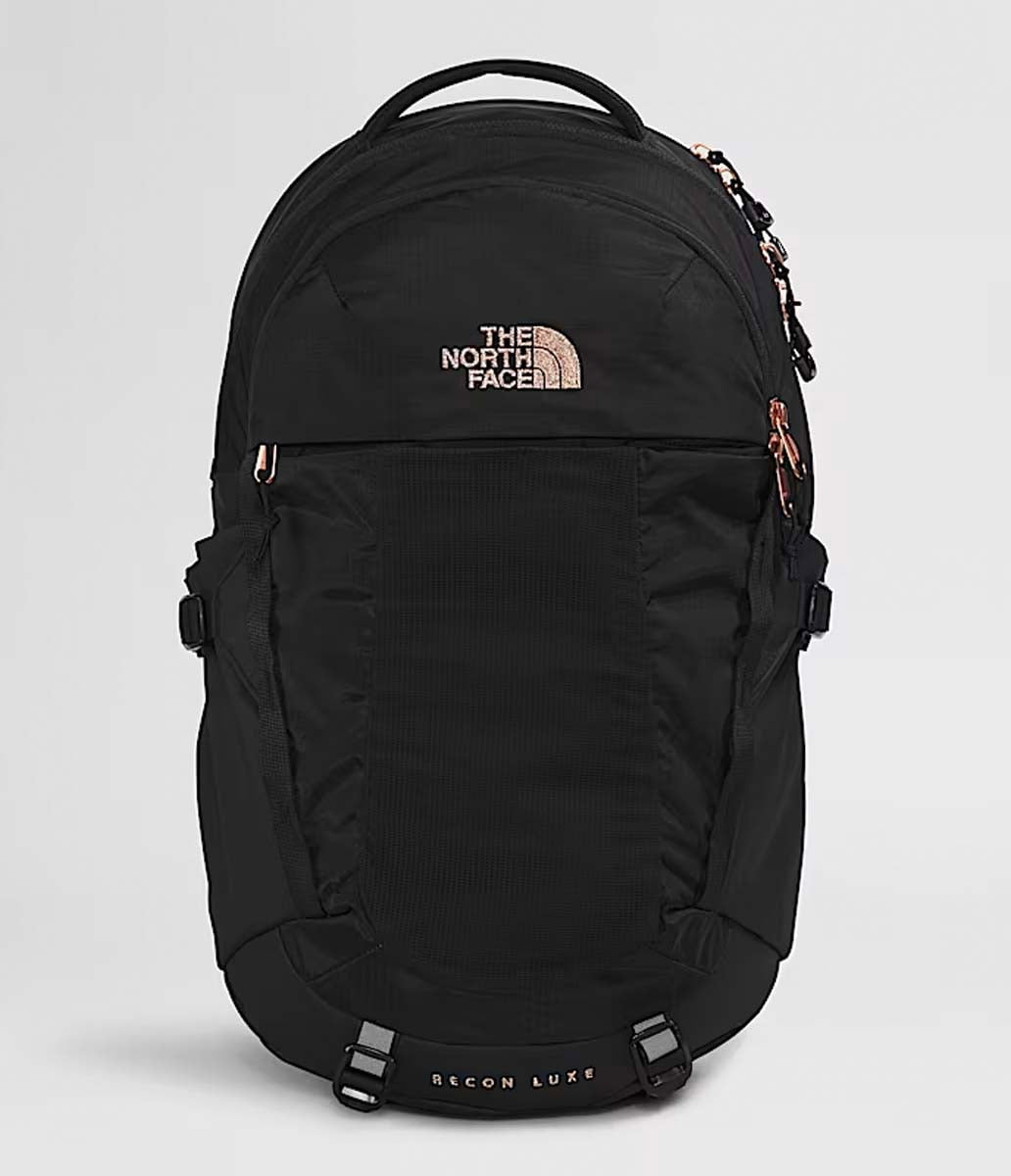 The North Face Backpacks TNF Black/Burnt Coral Metallic-NPF The North Face Women’s Recon Luxe Backpack