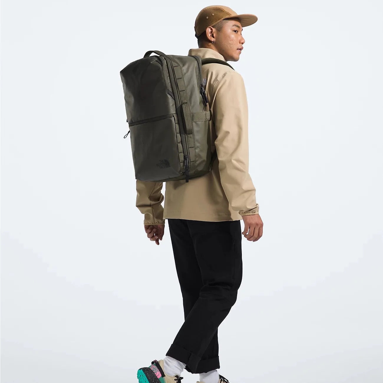 The North Face Backpacks Transcendent Grey/Endless Dusk/High Rise Grey The North Face Base Camp Voyager Travel Pack - Transcendent Grey/Endless Dusk/High Rise Grey