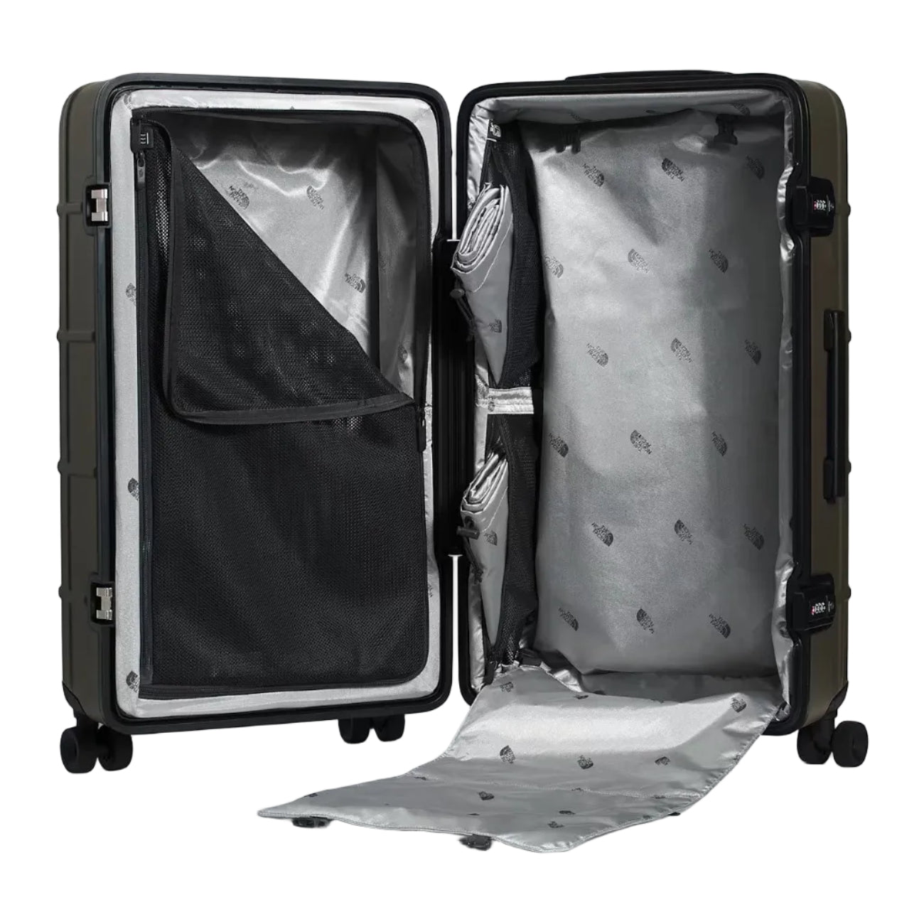 The North Face Luggage TNF Black/TNF White-NPF The North Face All Weather 4-Wheeler—30" Large Luggage