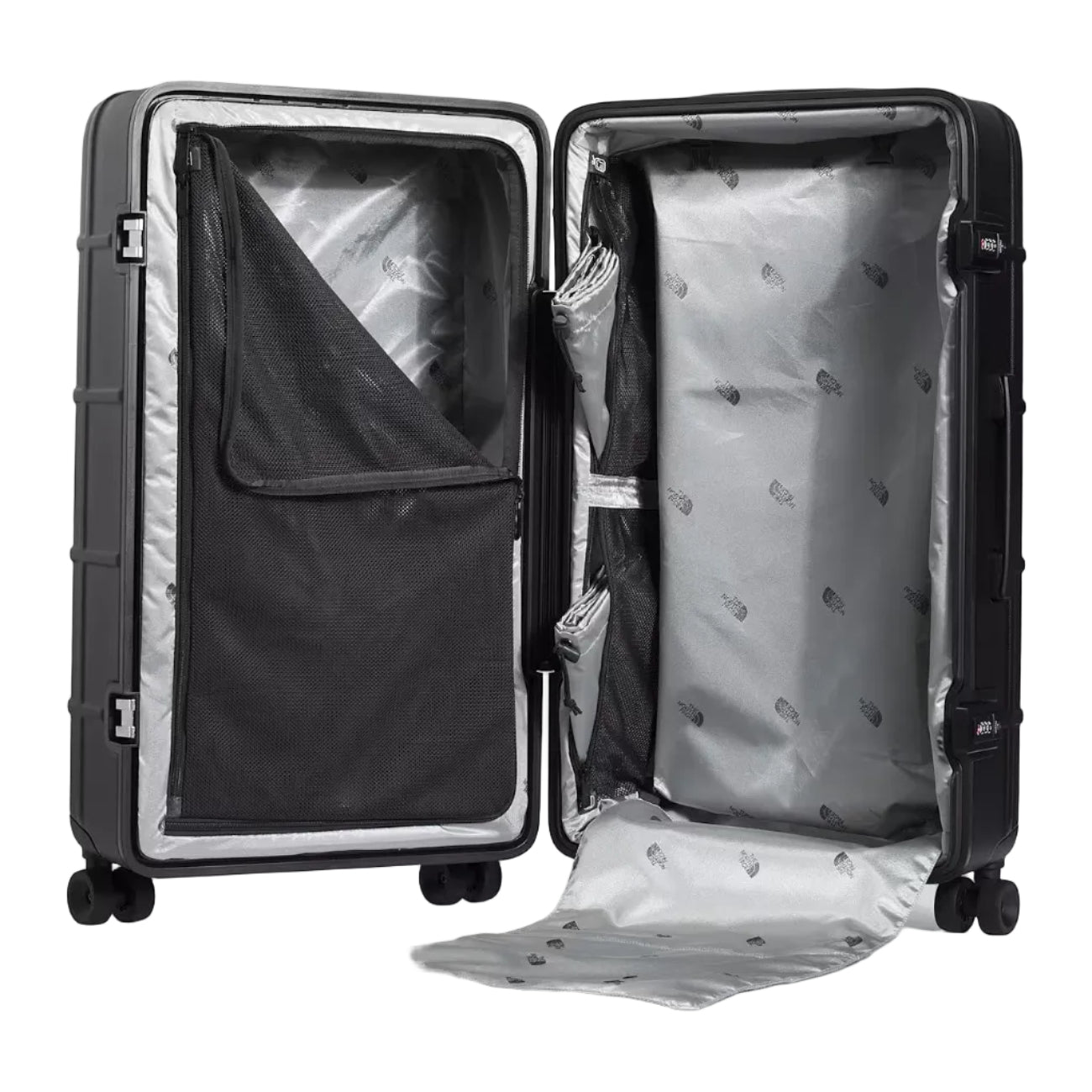 The North Face Luggage TNF Black/TNF White-NPF The North Face All Weather 4-Wheeler—30" Large Luggage