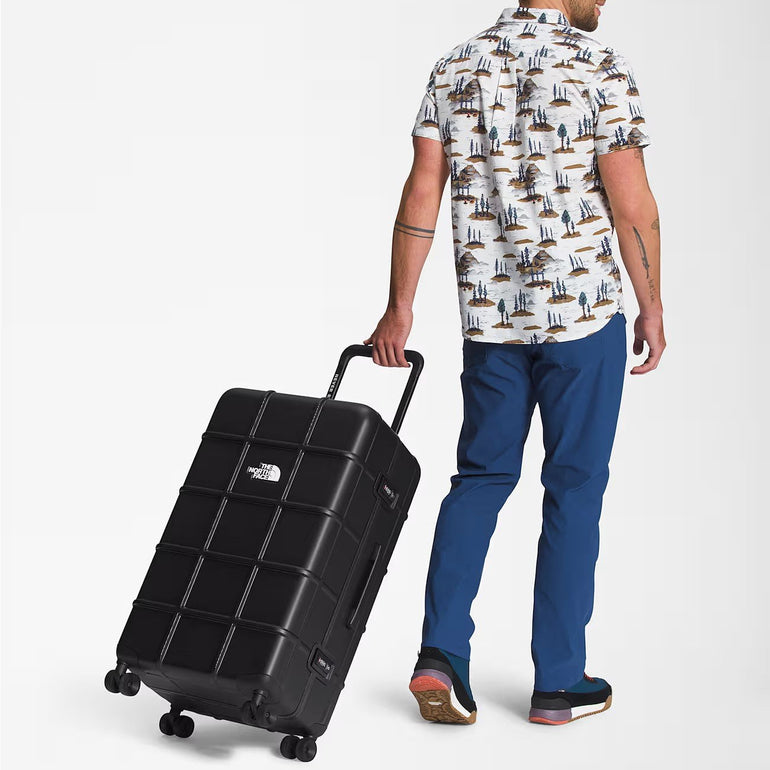 The North Face Luggage TNF Black/TNF White-NPF The North Face All Weather 4-Wheeler—30" Large Luggage
