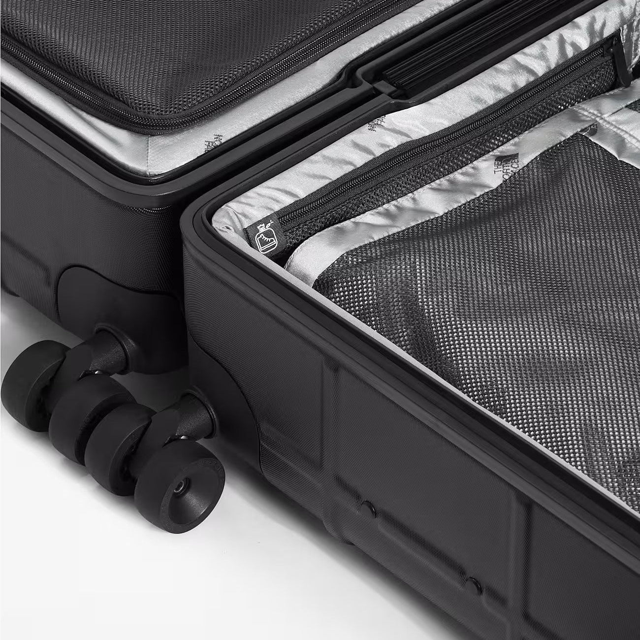 The North Face Luggage TNF Black/TNF White-NPF The North Face All Weather 4-Wheeler—30" Large Luggage
