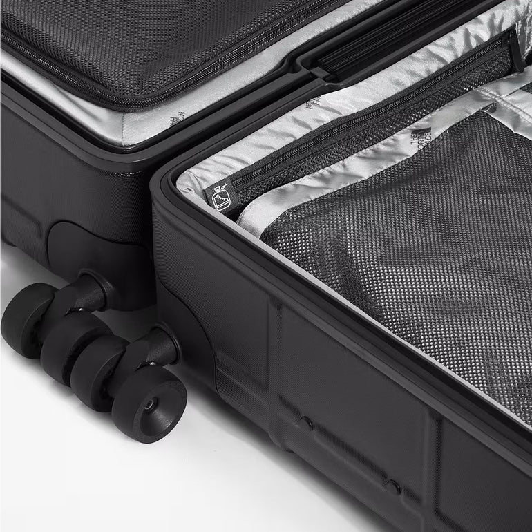 The North Face Luggage TNF Black/TNF White-NPF The North Face All Weather 4-Wheeler—30" Large Luggage