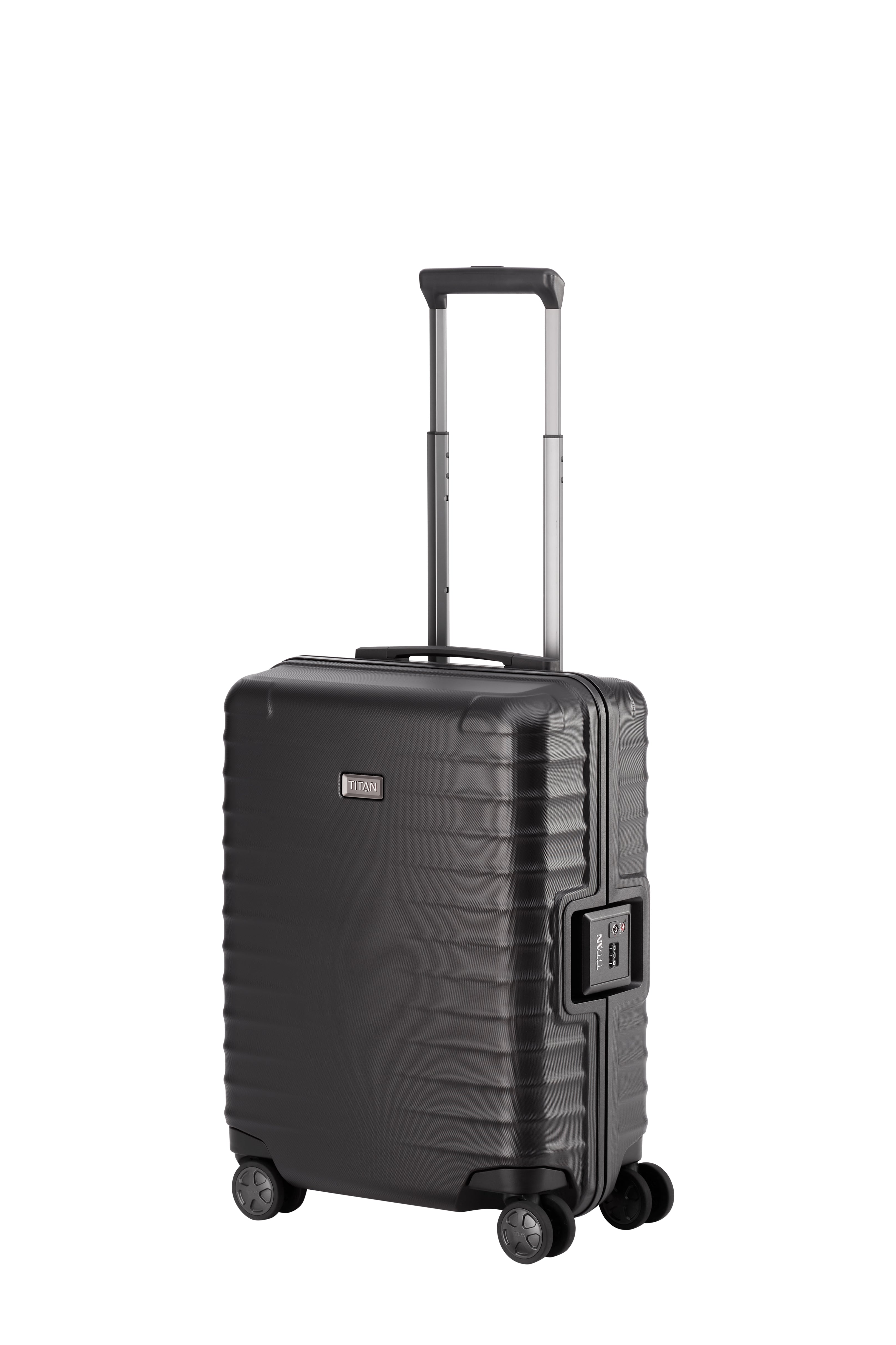 Titan Luggage Black Titan LITRON Frame Trolley S Carry-On Luggage